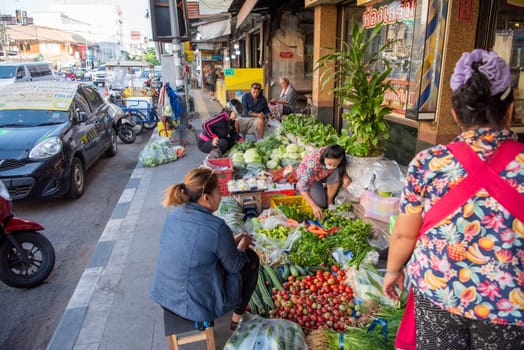 Municipal Fresh Market in City Centre of Khon Kaen and Province Khon Kaen in Thailand. Thailand, Khon Kaen, December, 4, 2024