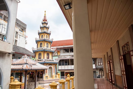Wat Kuson Samakhon in China Town in City of Bangkok in Thailand.  Thailand, Bangkok, November, 5, 2024.