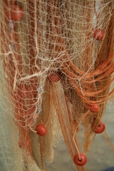 fishing net in port