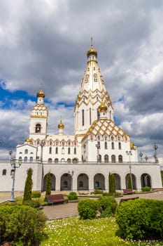 05.05.2025 - Minsk, Belarus. Shot of the church of all saints