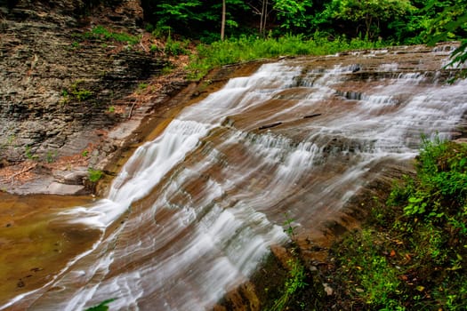 Views at Buttermilk Falls State Park, New York