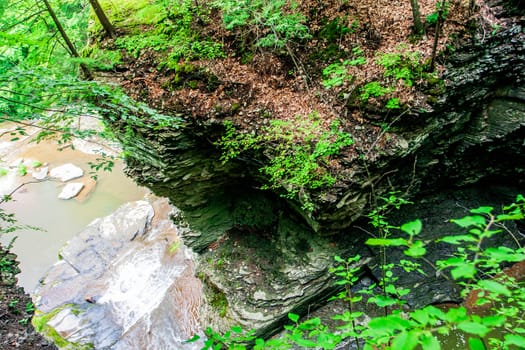 Views at Buttermilk Falls State Park, New York
