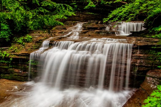 Views at Buttermilk Falls State Park, New York