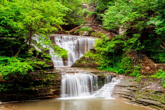 Views at Buttermilk Falls State Park, New York