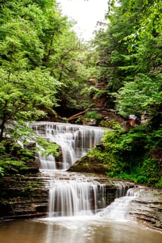 Views at Buttermilk Falls State Park, New York