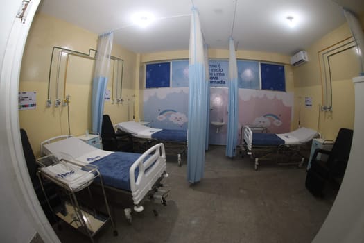 serrinha, bahia, brazil - march 8, 2025: view of a ward in a public maternity hospital in the city of Serinha in Bahia.