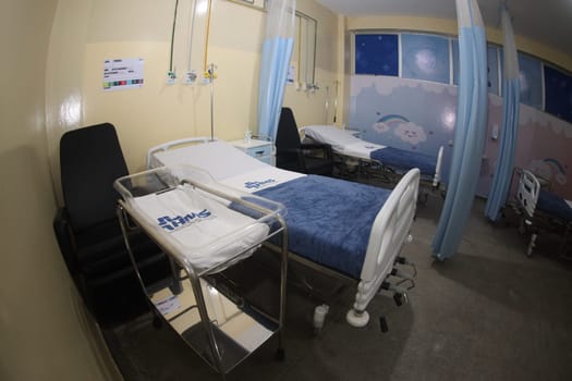 serrinha, bahia, brazil - march 8, 2025: view of a ward in a public maternity hospital in the city of Serinha in Bahia.