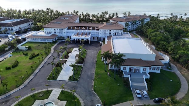 mata de sao joao, bahia, brazil - march 19, 2025: view of the Sol Grand Premium hotel in the Costa da Sauipe hotel complex in Bahia.
