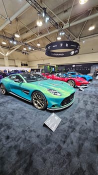 Toronto, ON Canada - 02.16.2025: Exotic Car Showcase A Luxurious Display of Automotive Elegance and Modern Design.