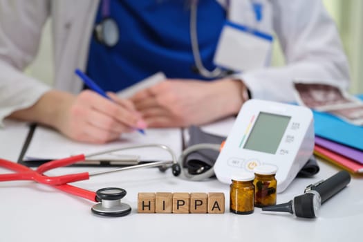 A dedicated healthcare professional accurately documents all patient data while ensuring strict HIPAA compliance