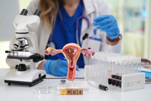 We are delving into female reproductive health through the use of advanced microscopy and various lab tests