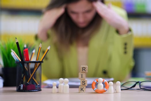 A person reflects on effective risk management, highlighting workplace stress and decisionmaking impacts