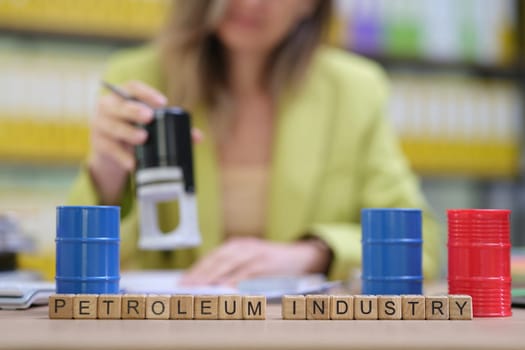 Skilled professional analyzing the petroleum industry with advanced tools to drive insights and success