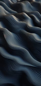 Scientific abstraction with futuristic textured tissue waves. Tech background with close-up wave bio texture. Generated AI