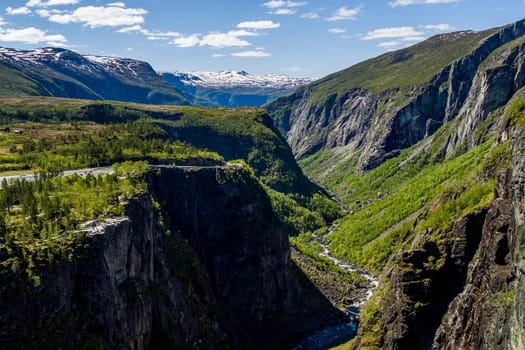 Norway - Eidfjord, Vøringsfossen Waterfalls at the Hardangervidda National Park