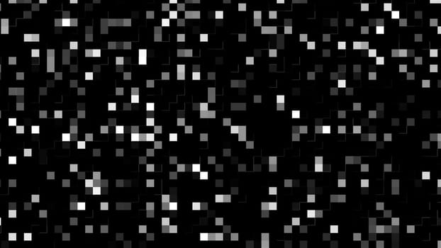 Small white blocks. Computer generated 3d render