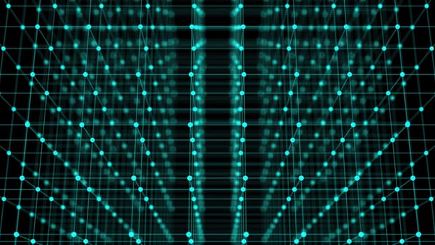 Information storage cells. Computer generated 3d render