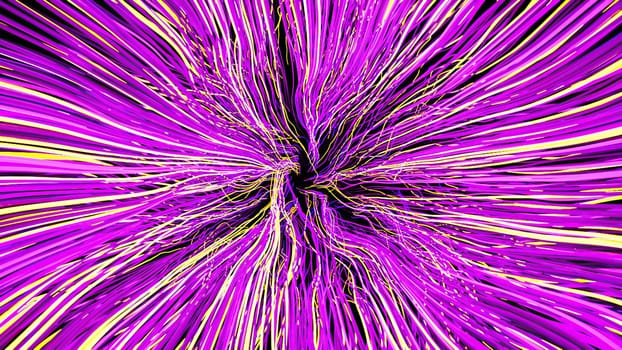 Curve strobe lines. Computer generated 3d render