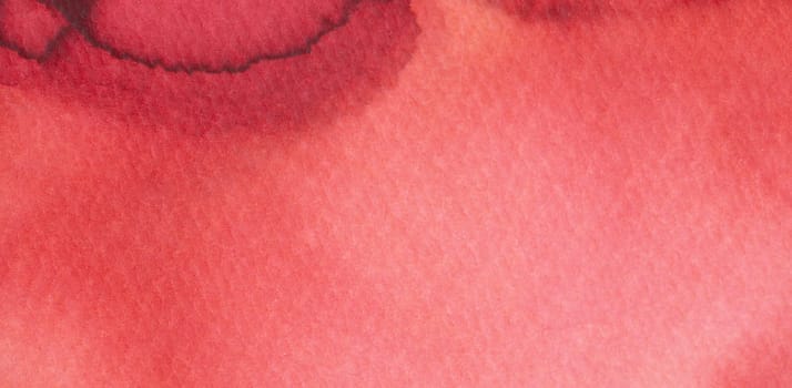 Bright red watercolor artwork displays a blend of hues and organic shapes, creating an immersive and engaging visual experience that captures the essence of abstract expressionism.