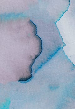 Soft hues of lavender and blue merge elegantly in a watercolor composition, evoking a serene atmosphere reminiscent of gentle waves or tranquil skies. Abstract shapes create depth and fluidity.