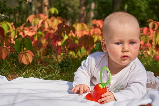 a very young child, especially one newly or recently born.