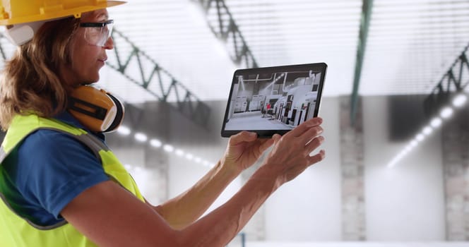 Exploring Augmented Reality Vision Using A Digital Tablet At Work