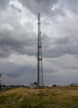 Mobile Communication Tower in Cyprus Countryside