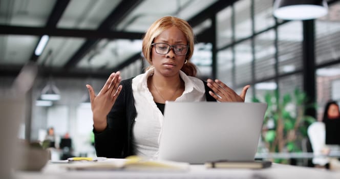 Summer Businesswoman Sweating At Desk As Office Temperature Rises