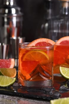 Grapefruit Aperol Spritz. This gin based cocktail is full of citrus flavors and will be your go to fizzy drink