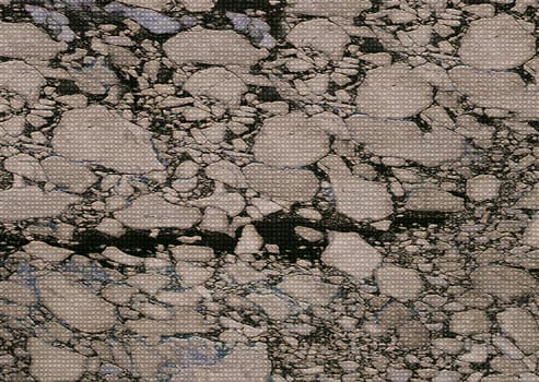 Close-up view of cracked stone surface revealing intricate patterns, textures, and details, suitable for backgrounds and design projects