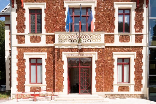 Viroflay, France - May 03, 2025: City hall of Viroflay at the Yvelines department in the Ile-de-France region