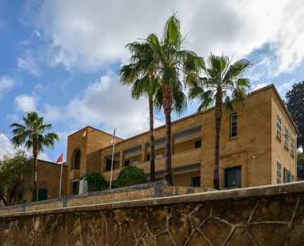 Old Post Office Building in Lefke Cyprus