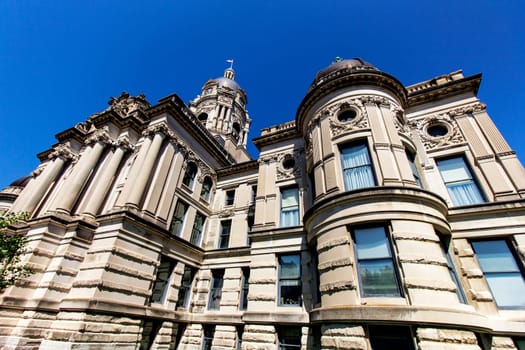View of the Old Vanderburgh County Courthouse, Evansville, Indiana