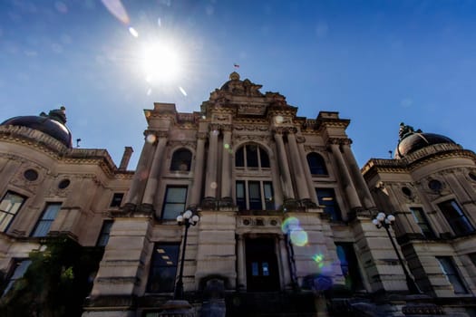 View of the Old Vanderburgh County Courthouse, Evansville, Indiana
