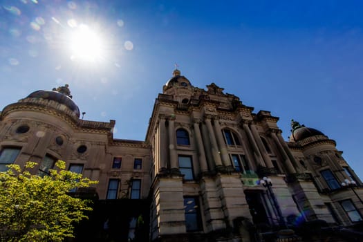 View of the Old Vanderburgh County Courthouse, Evansville, Indiana