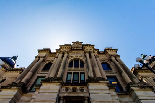 View of the Old Vanderburgh County Courthouse, Evansville, Indiana