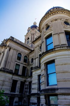 View of the Old Vanderburgh County Courthouse, Evansville, Indiana