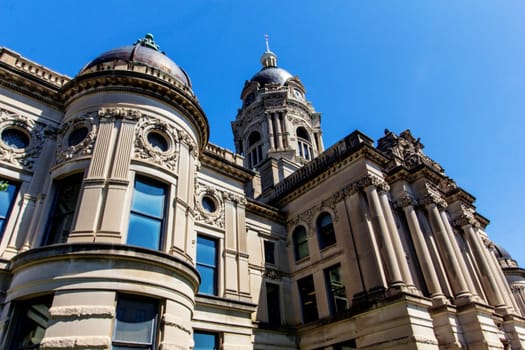 View of the Old Vanderburgh County Courthouse, Evansville, Indiana