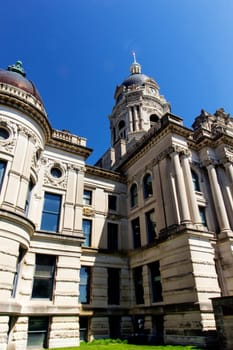 View of the Old Vanderburgh County Courthouse, Evansville, Indiana