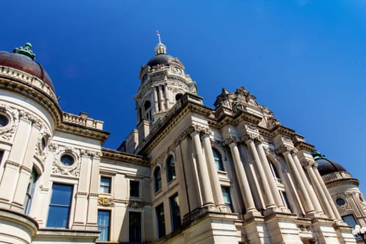 View of the Old Vanderburgh County Courthouse, Evansville, Indiana