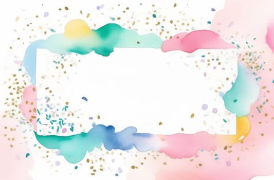 White frame with space for text in the middle for birthday