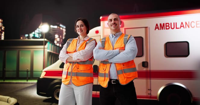 Emergency Paramedics Rush To The Scene With Medical Expertise And Care.
