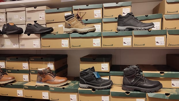 Shoes display shelves market place business commercial editorial travel tourism shotlisttravel place shop shopping editorial interior design decor indoor mall. High quality photo