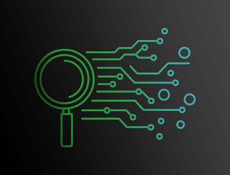 Technology Search and Analysis Background. High quality photo