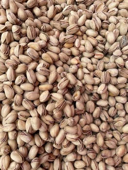 lots of nuts pistachio for cooking as background