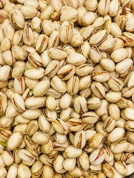 lots of nuts pistachio for cooking background