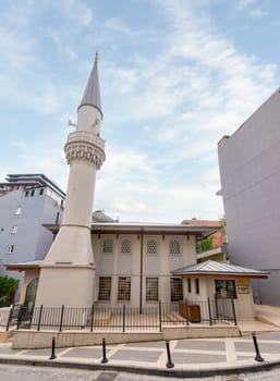 Mustafa Kavsar Baba Mosque, located at the intersection of Kartal Baba Street and Cavusdere Street, Uskudar district, built by Kavsarazade Mustafa Dede, Istanbul, Turkey
