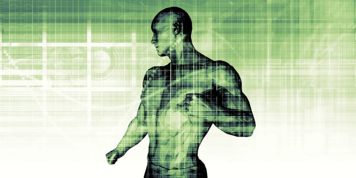 Sports Fitness Concept as a Abstract Background
