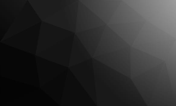 Abstract poly, polygon, background black style for illustration