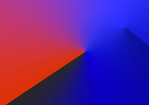 Abstract line red and blue gradient background for banner, brochure and flyer cover template